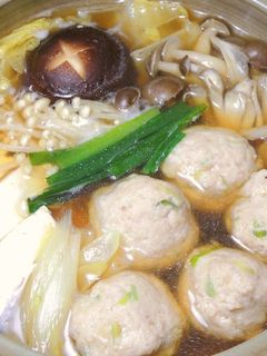 あったかふわふわ! 鶏団子鍋!-レシピのメイン写真