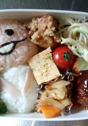 なめこ　キャラ弁☆-レシピのメイン写真
