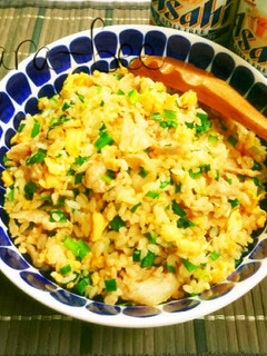 旨辛スタミナ♡ハマる!にんにくニラ玉炒飯-レシピのメイン写真