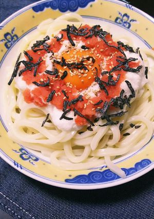 ふわふわ明太かまたまうどん-レシピのメイン写真