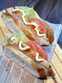 塩レモンチキンのサラダサンド-レシピのメイン写真