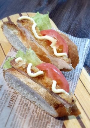 塩レモンチキンのサラダサンド-レシピのメイン写真