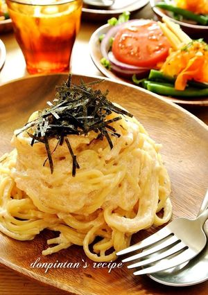 簡単☺我が家のたらこクリームパスタ-レシピのメイン写真
