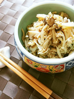 レンジで簡単☆ご飯のお供に・無限きのこ。-レシピのメイン写真