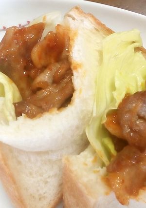 豚薄切り肉でマヨデリサンド-レシピのメイン写真