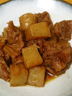牛すじとこんにゃくの煮込み-レシピのメイン写真