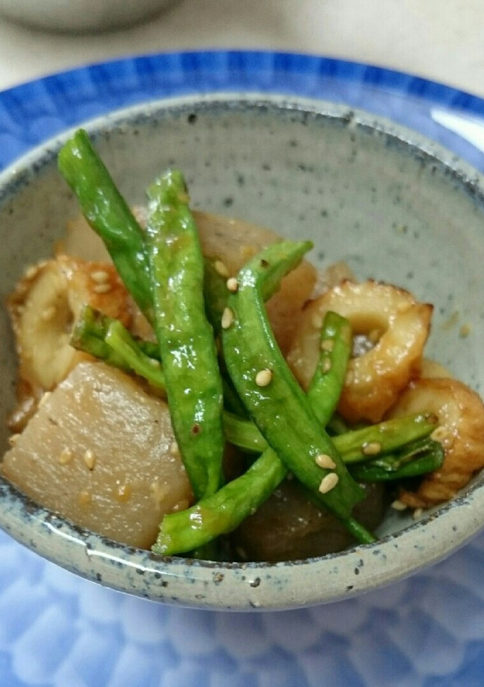 ちくわとこんにゃくの味噌炒め-レシピのメイン写真