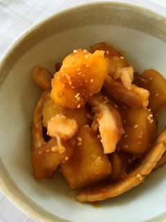 簡単もう1品☆ジャガイモと豚肉の甘辛煮-レシピのメイン写真
