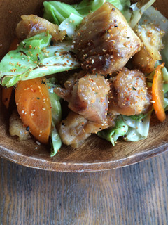 辛旨★鶏モモ肉と野菜の七味にんにく炒め-レシピのメイン写真