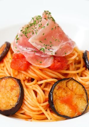ナスと生ハムのパスタ-レシピのメイン写真