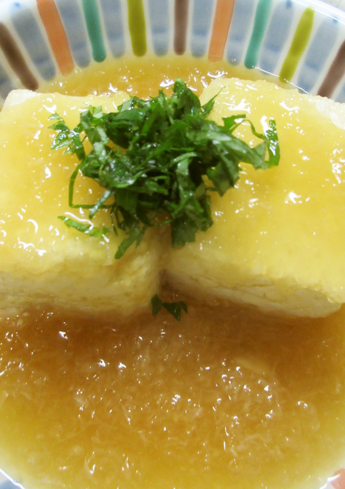 揚げ豆腐のみぞれあんかけ-レシピのメイン写真