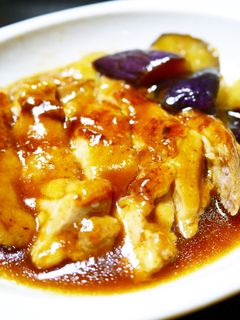 お酢たっぷり!なすと鶏もも肉のさっぱり煮-レシピのメイン写真