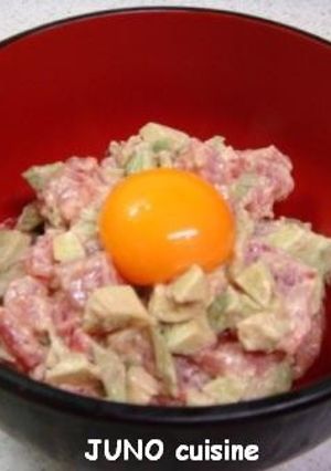 マグロとアボカドのタルタル-レシピのメイン写真