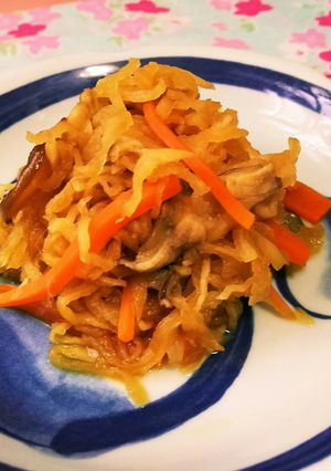 めんつゆだけでお手軽❗切り干し大根の煮物-レシピのメイン写真