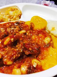 〈離乳食後期〜〉ツナと大豆のトマト煮-レシピのメイン写真