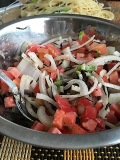 ひじきとトマトのマヨネーズ和えサラダ-レシピのメイン写真