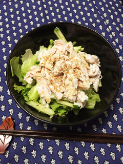 鶏ささみで冷製パスタ-レシピのメイン写真