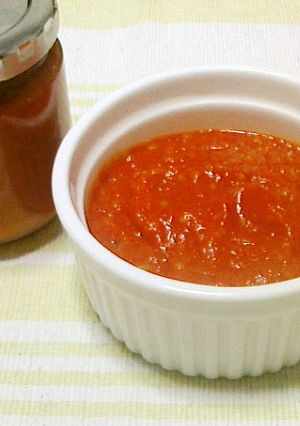 ミニトマトの自家製ソース-レシピのメイン写真