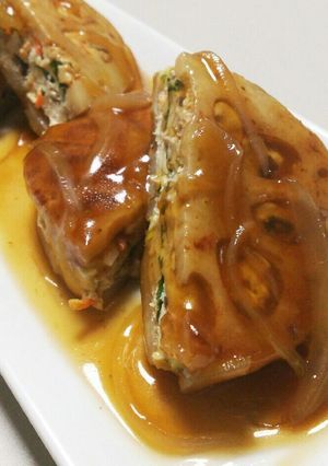 具材自由&失敗なし♪レンコンはさみ焼き-レシピのメイン写真