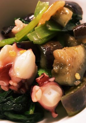 タコのイタリア風炒め-レシピのメイン写真