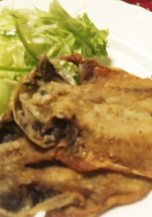 丸ごと食べよ(*^^*)あじの干物唐揚げ-レシピのメイン写真