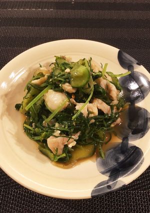 おかひじきの辛子胡麻和え-レシピのメイン写真
