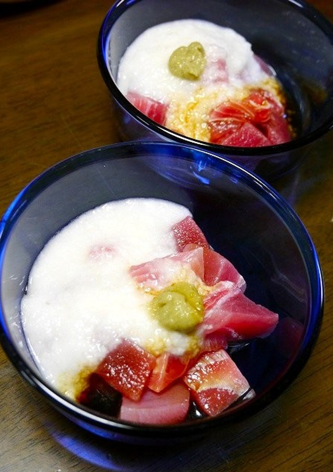 簡単！マグロの山かけ(マグロとろろ丼)-レシピのメイン写真