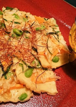 切り干し大根と枝豆の彩りチヂミ-レシピのメイン写真