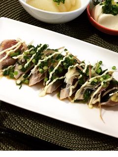 鰹の創作お刺身-レシピのメイン写真