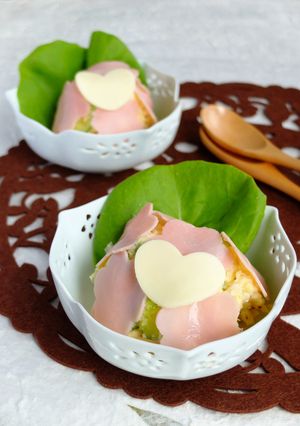 ハムたっぷり♡簡単デコのポテトサラダ！-レシピのメイン写真