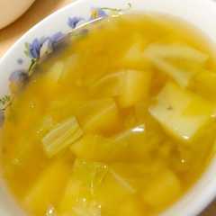 キャベツとじゃがいもだけのスープ-レシピのメイン写真