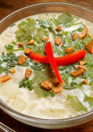タイ風ひき肉の茶碗蒸し(カイトゥン)-レシピのメイン写真