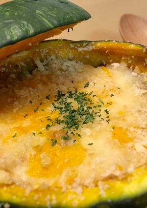 簡単☆丸ごと南瓜のパーティーグラタン♬-レシピのメイン写真