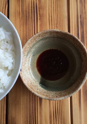 朝ごはん♪ＴＫＧに米油ガーリックオイル-レシピのメイン写真