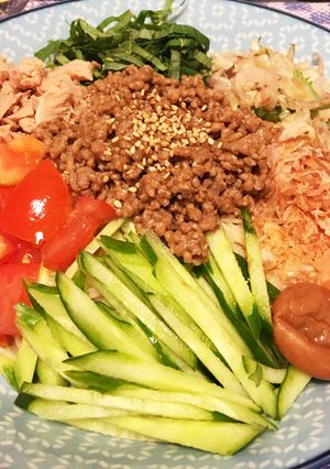 そうめんで！具沢山！台湾まぜそば-レシピのメイン写真