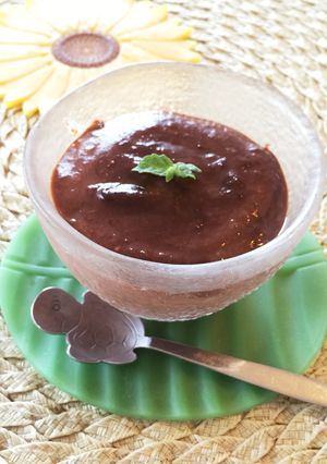 豆乳*豆腐*バナナでココアプリン-レシピのメイン写真