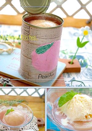 簡単♪自家製＊桃の缶詰（桃のコンポート）-レシピのメイン写真