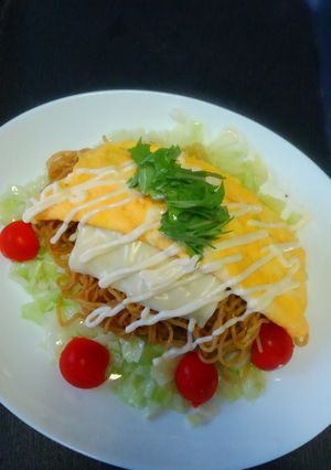 野菜たっぷり！マヨチーズ焼きそば♪-レシピのメイン写真