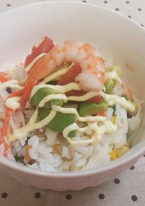 大好きなものばかりアボガド丼-レシピのメイン写真