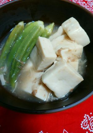 ☆高野豆腐とオクラの梅あんかけ☆-レシピのメイン写真
