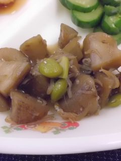 枝豆とごぼうの甘辛炒め-レシピのメイン写真
