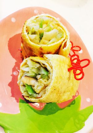⁂糖質制限⁂野菜とキノコのお揚げロール-レシピのメイン写真