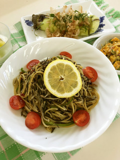 パスタは半分!ひじき入りペペロンチーノ-レシピのメイン写真
