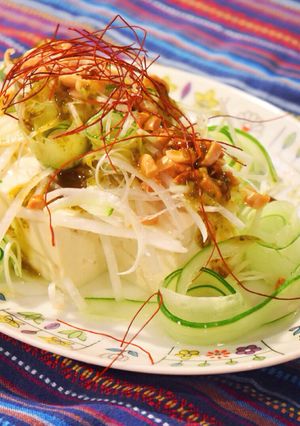 ナッツが香ばしいエスニック〜な冷奴＊-レシピのメイン写真