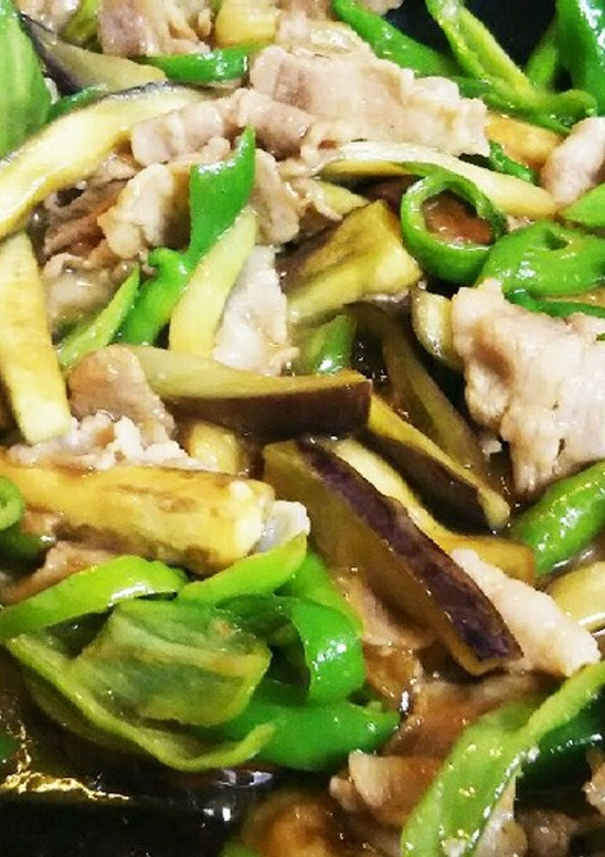 簡単～焼肉のタレで豚肉、茄子炒め-レシピのメイン写真