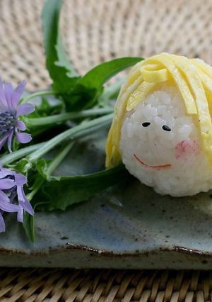 可愛い~♥金髪お握り-レシピのメイン写真