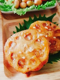 簡単♪レンコンのはさみ焼き♪-レシピのメイン写真