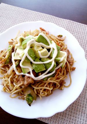 ｱﾎﾞｶﾄﾞ好きに♡アボ焼きそば♡-レシピのメイン写真