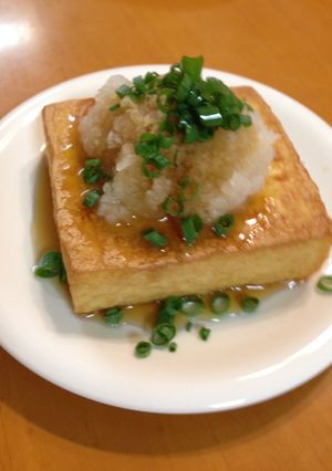 絹厚揚げで簡単!フライパンで揚げ出し風-レシピのメイン写真
