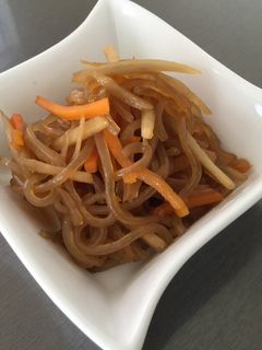 白滝入きんぴらごぼう-レシピのメイン写真